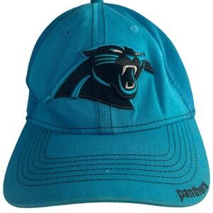 2023 Carolina Panthers New Era NFL Stretch Fit Flex Mesh Cap Hat Sz L/XL Blue